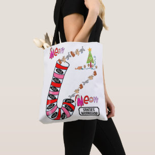 Meow Merry Christmas Women's Tote Bags