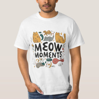 Meow Moments T-Shirt Design