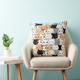 Meow Nation 20x20 Throw Pillow