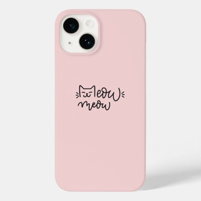 Meow phone case (Back)