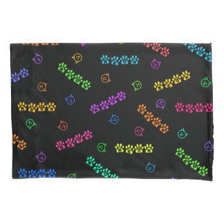 Meow Print Pillowcase