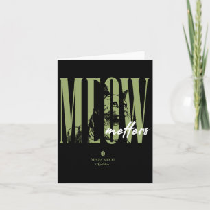 Meow S Sticker Card