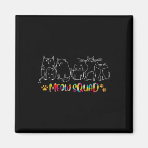 Meow Squad Halloween Cat Costume  Magnet