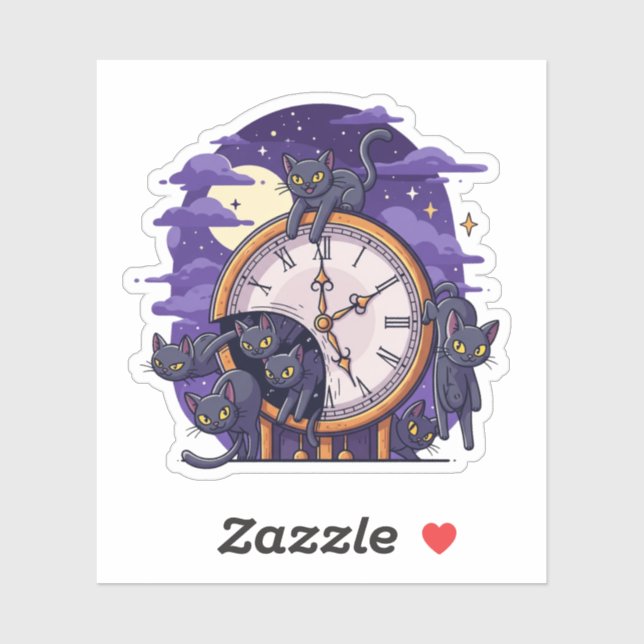 Meow-tastic Midnight – Halloween Cat Takeover (Sheet)