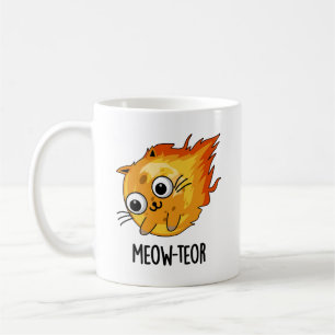 Meow-teor Funny Meteor Pun Coffee Mug