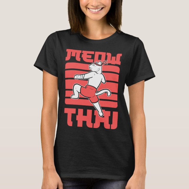 Meow Thai Muay Thai Fighter T-Shirt (Front)