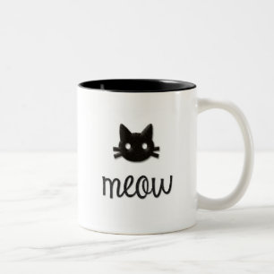 Meow Two-Tone Coffee Mug