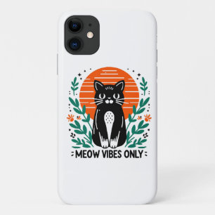meow vibes only iPhone 11 case