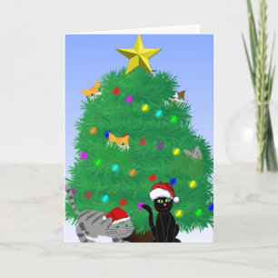 Meow-y Christmas Card