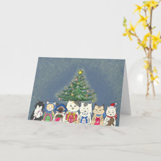 【Meowbuki Christmas Greeeting Card】 Card