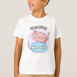 Meowcarons Funny Macaron Pun  T-Shirt