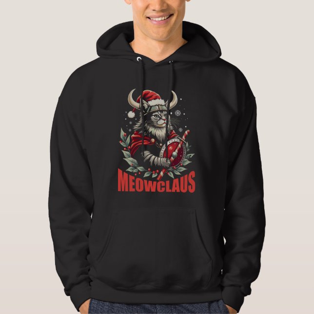 Meowclaus Hoodie (Front)