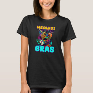 Meowdi Gras Mardi Gras Cat T-Shirt