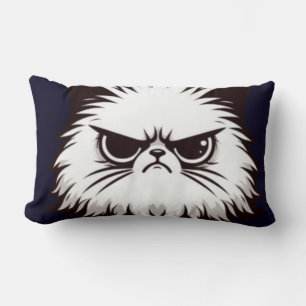 Meowdy Don’t Talk To Me Funny Angry Cat T-Shirt Lumbar Cushion