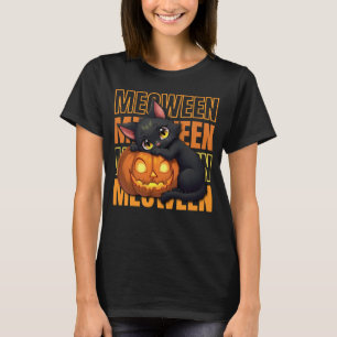 MEOWEEN - Cat Lovers Halloween T-Shirt