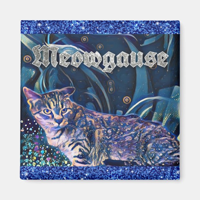 Meowgause Magnet (Front)