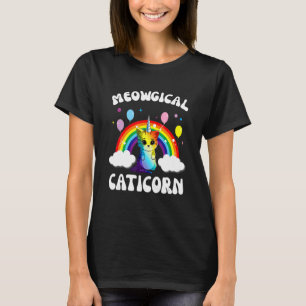 Meowgical Caticorn Unicorn Cute Kittycorn T-Shirt