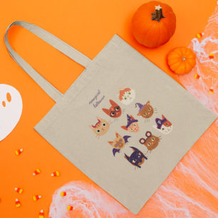 Meowgical Halloween Cats In Costumes Tote Bag
