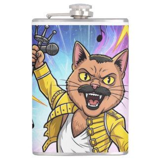 Meowhemian Rhapsody Hip Flask