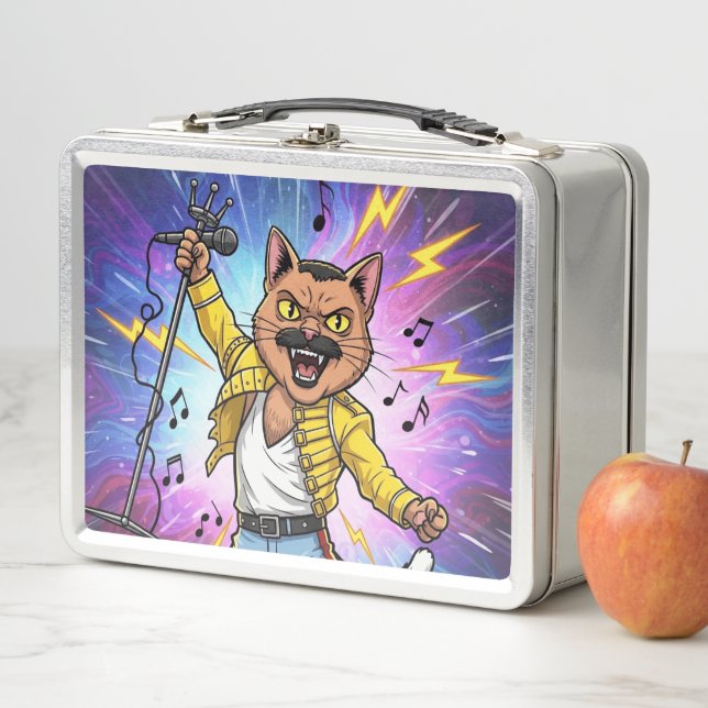 Meowhemian Rhapsody Metal Lunch Box (In Situ)