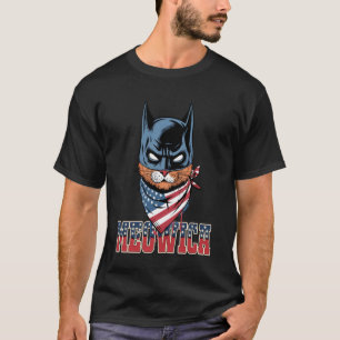 Meowica Cat 4th of July Cat - US Patriot Merica Ca T-Shirt