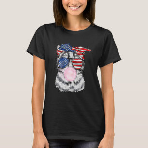 Meowica Cat 4th Of July Merica Men Women Usa Ameri T-Shirt
