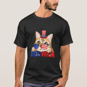 Meowica Pet Cat 4th Of July Patriotic American Pr T-Shirt