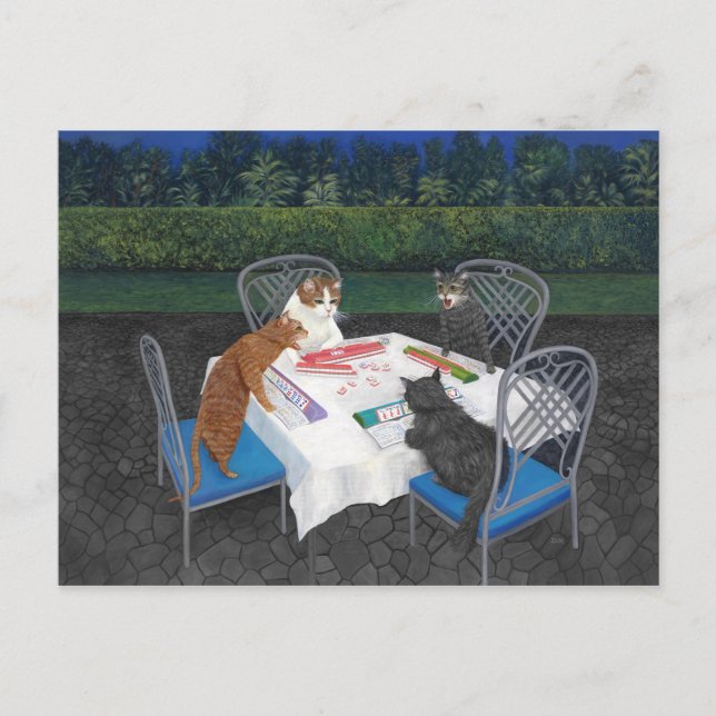 Meowjongg Postcard (Front)