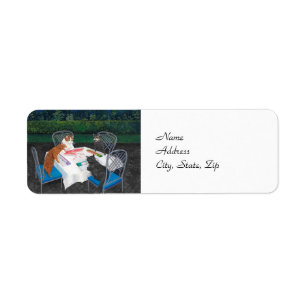 Meowjongg Return Address Label