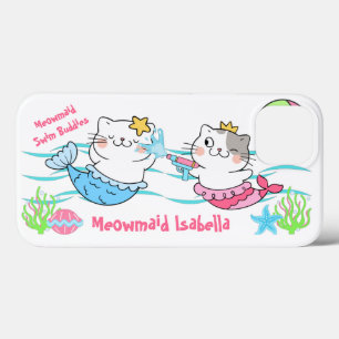 Meowmaids Mermaid Cats Swim Buddies iPhone 13 Case