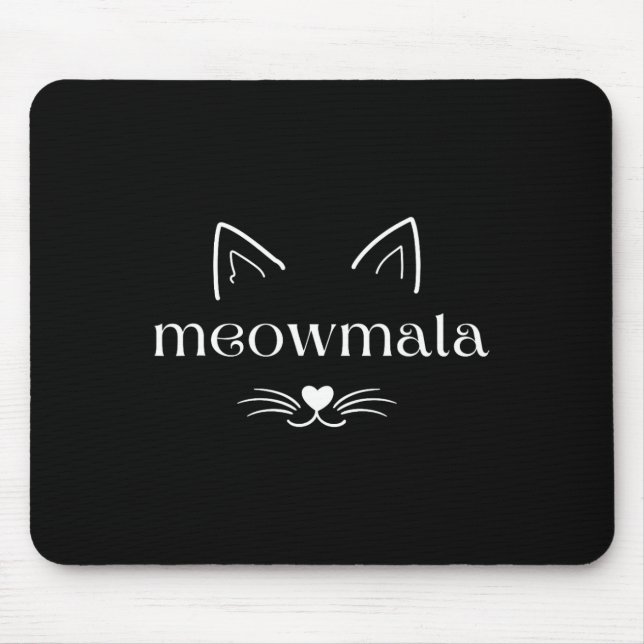 Meowmala Crazy Cat Lady  Mouse Pad (Front)