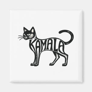 Meowmala Kamala Childless Cat Lady Harris   Magnet