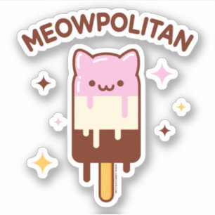 MEOWPOLITAN Cat Sticker