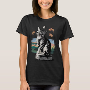Meowtastic Logic Cat Humour Venn Tee