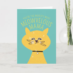 Meowvelous Mama Cat Card