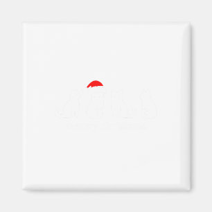 Meowy Catmas Cat Christmas Cute Kitten Cats Santa Magnet