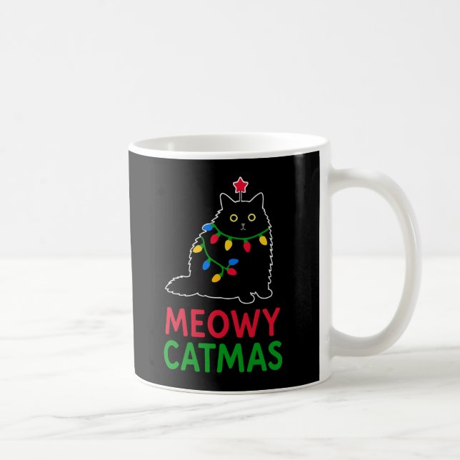 Meowy Catmas Coffee Mug (Right)