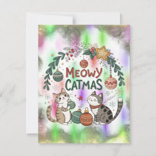 Meowy Catmas Holiday Card