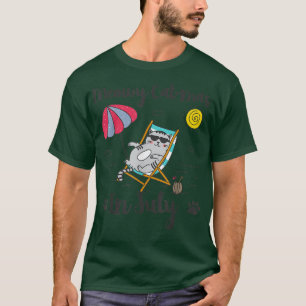 Meowy CatMas in July Funny Christmas in July Cat T-Shirt