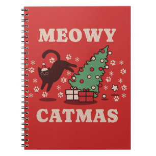 Meowy Catmas Notebook