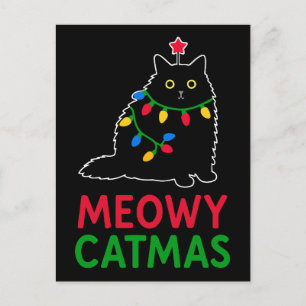 Meowy Catmas Postcard