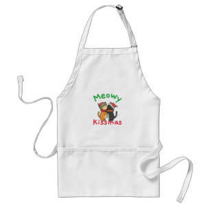 Meowy Christmas aka Merry Christmas Standard Apron