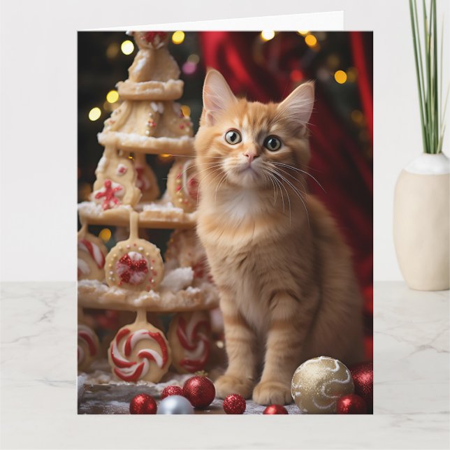 Meowy Christmas! Card (Front)