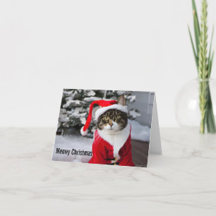 Meowy Christmas Card