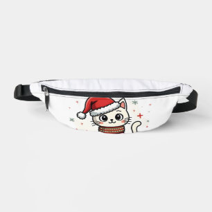 Meowy Christmas Cat Lover Funny Festive Holidays C Bum Bags