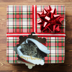 Meowy Christmas Cat Tree Decoration Card