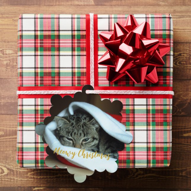 Meowy Christmas Cat Tree Decoration Card (Insitu (Gift))