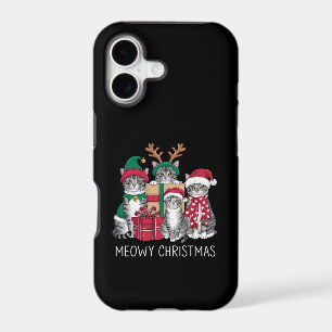 Meowy Christmas Cat Xmas Funny Cats Lover 