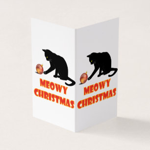 Meowy Christmas Funny Cat
