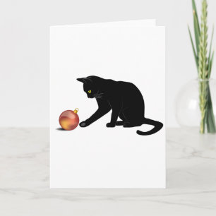 Meowy Christmas Funny Cat Card